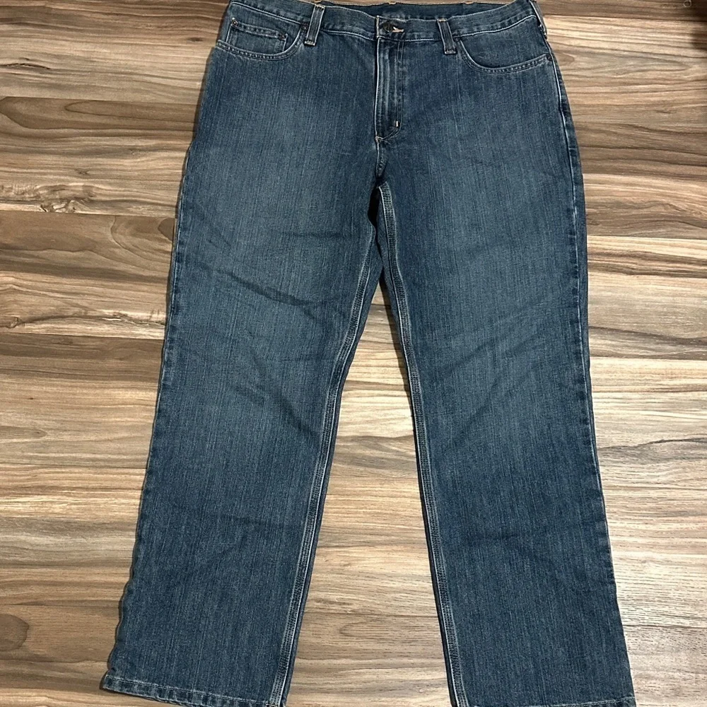 Carhartt Relaxed Fit Jeans Mens Size 38X32 Blue 14806